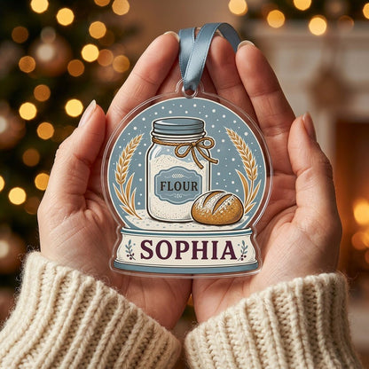 Personalized Sourdough Baker Acrylic Ornament