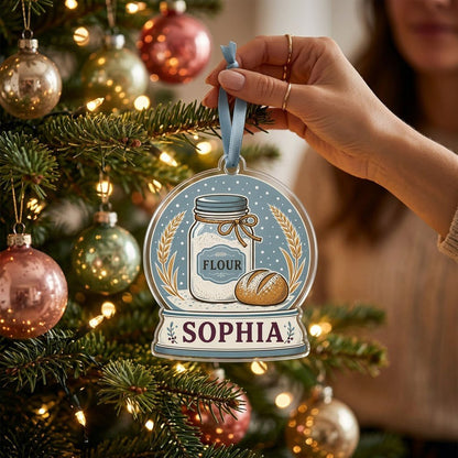 Personalized Sourdough Baker Acrylic Ornament
