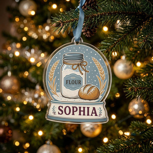 Personalized Sourdough Baker Acrylic Ornament